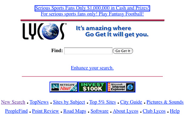 Lycos Search Engine