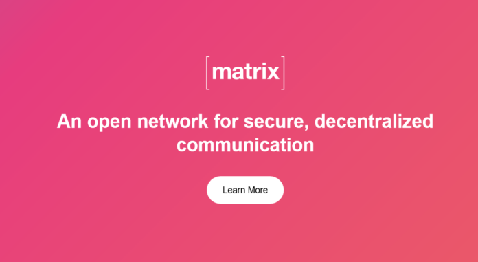 Matrix leaves its beta phase and is ​​an open source so you can try it