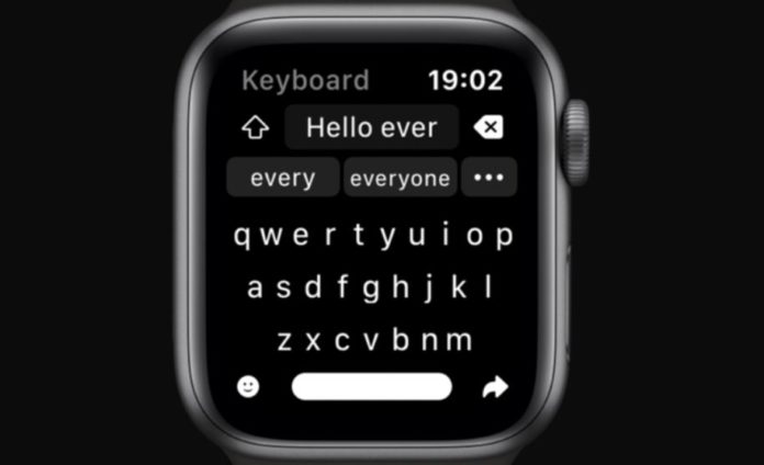 Shift Keyboard presents a new way to write messages on Apple Watch