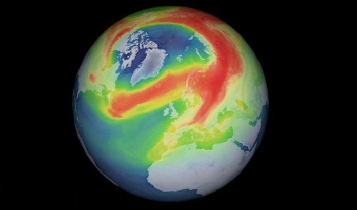 The European Space Agency confirms the existence of the rare ozone hole in the Arctic
