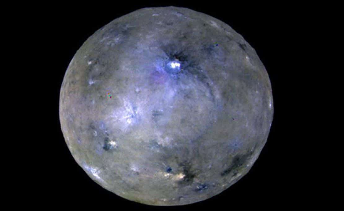 An underground ocean found on the dwarf planet Ceres