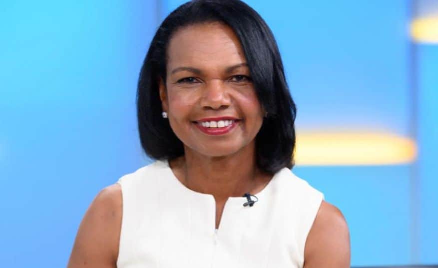 Condoleezza Rice plays golf