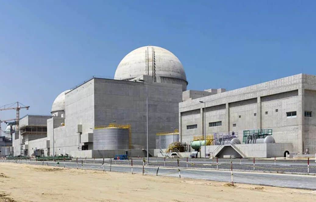 The first nuclear plant, connected to the UAE's electricity distribution network