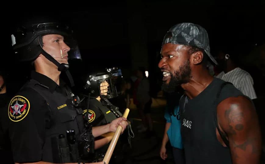 Violent protests continue in Wisconsin after shooting of a black man