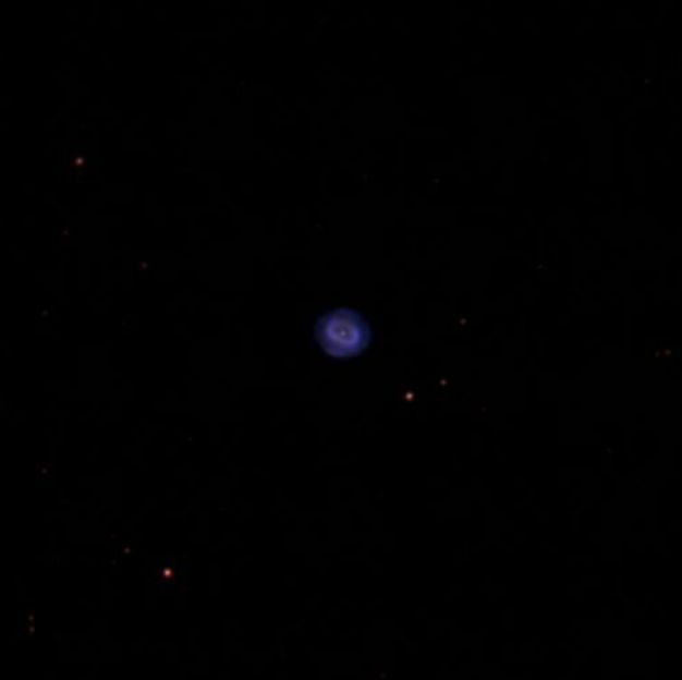 A snapshot of the Blue Snowball planetary nebula taken by the Florida State University Observatory