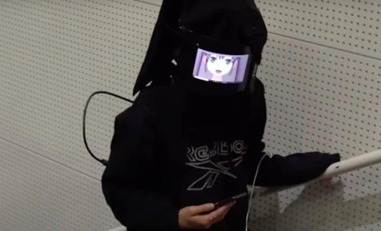 Engineers create a digital mask that allows you to express emotions through an anime avatar