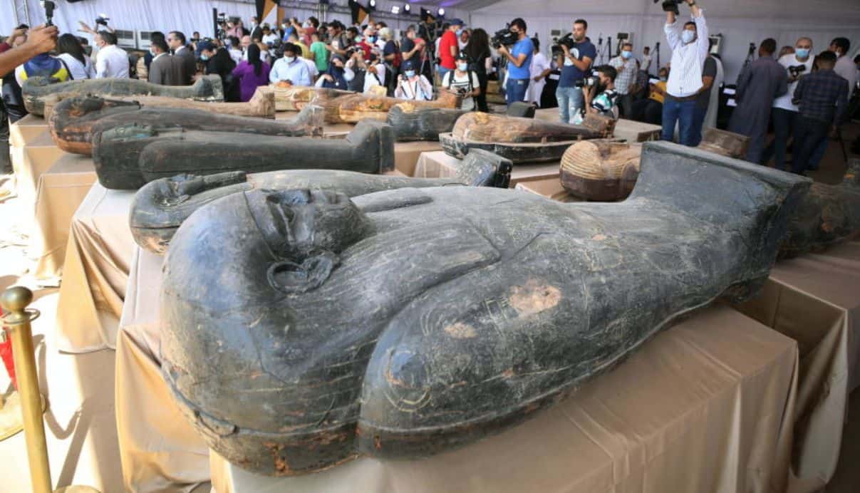 Historical discovery in Egypt: 59 coffins more than 2,600 years old