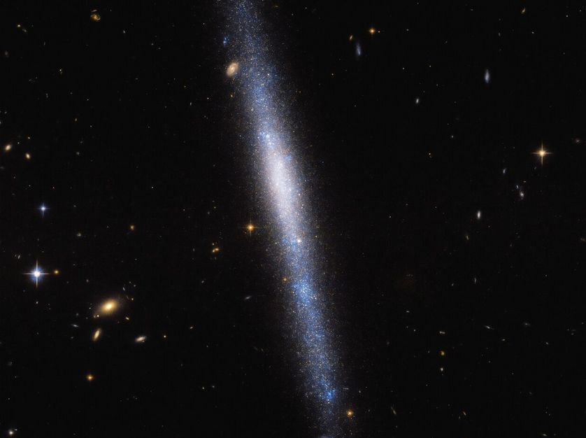 Hubble captures a unique stellar waterfall