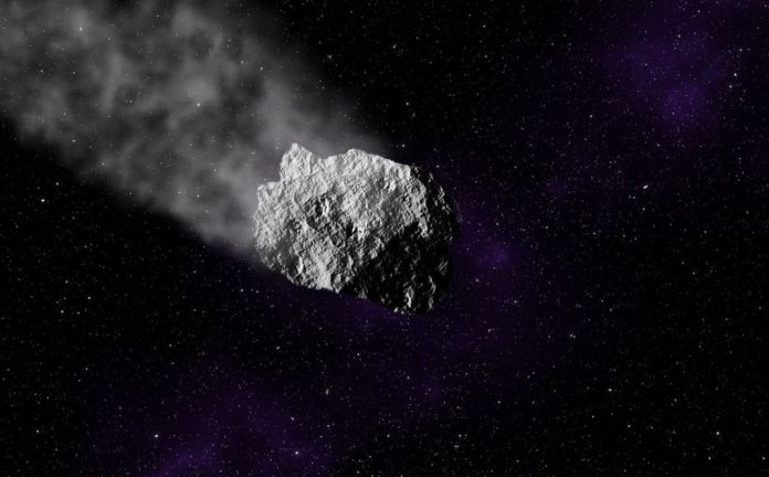 An asteroid the size of an airplane approaching Earth