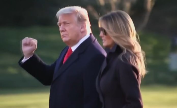 Melania's double? U.S. presidential couple shake hands and network reacts