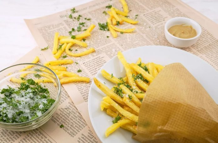 The secret of crispy golden fries