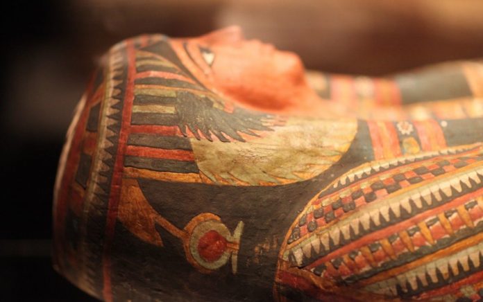 They find an Egyptian mummy in a strange cocoon of clay never seen by archaeologists