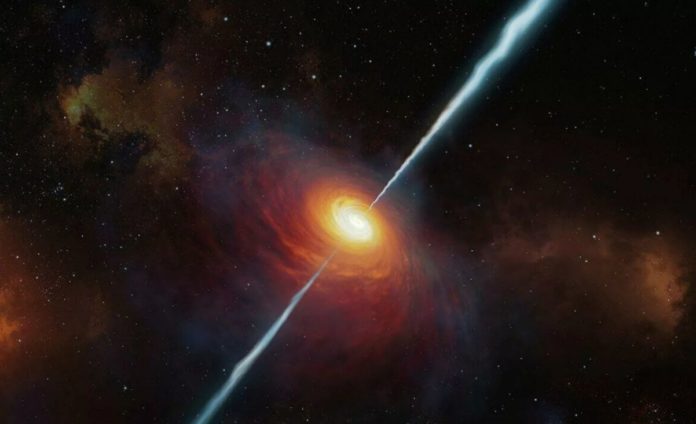 Scientists track down the most distant quasar with powerful radio jets