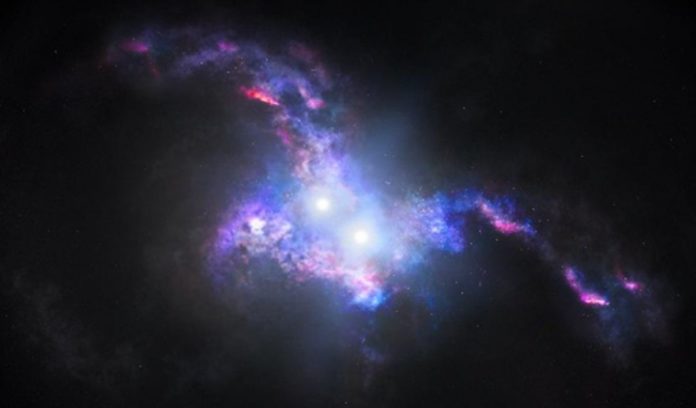 Hubble discovers unique dual quasars in early universe