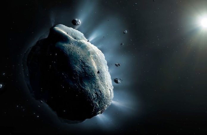 A giant asteroid to make a 