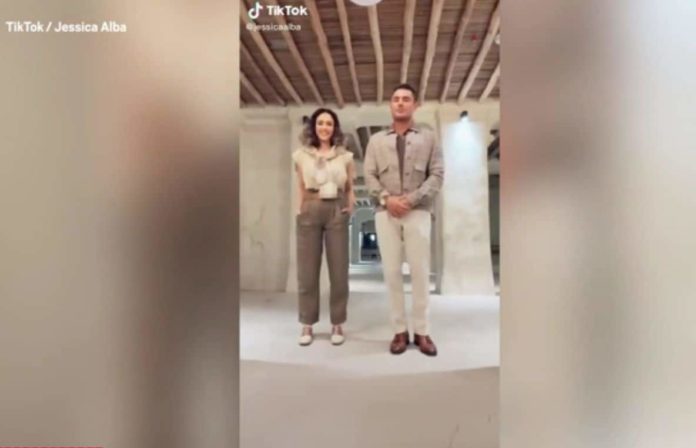 Jessica Alba lauds Zac Efron's silky dance moves as they collaborate on his 'first TikTok ever'