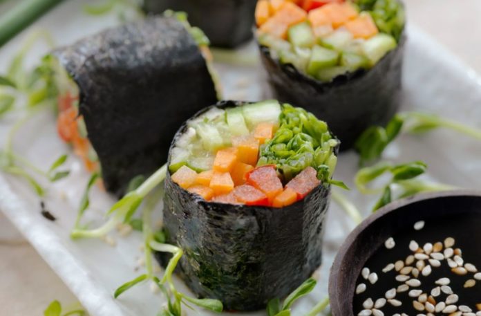 An anti-COVID-19 substance found in seaweeds, popular sushi wraps