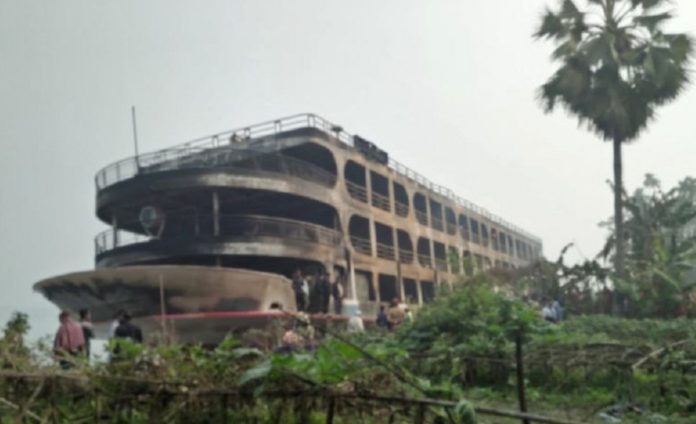 Bangladesh ferry fire kills at least 30 people