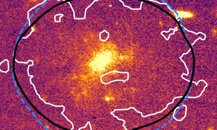 This distant galaxy doesn't need Dark Matter or stars