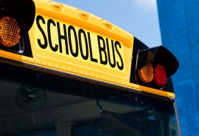 Students waiting at their school bus stop robbed at gunpoint