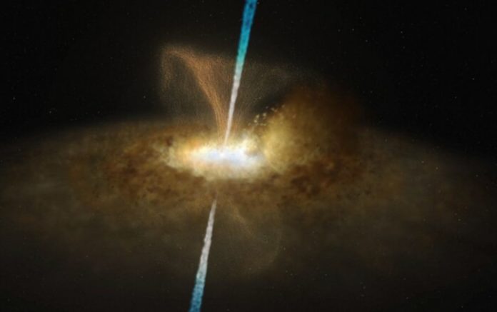 Supermassive black hole hiding in a doughnut of cosmic dust confirms 30-yr-old theory