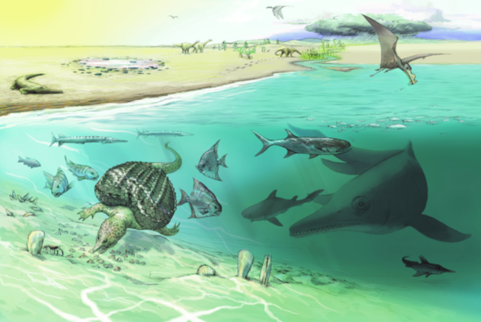 Fossil of Giant ichthyosaur unearthed high in the Alps reveal three new beast