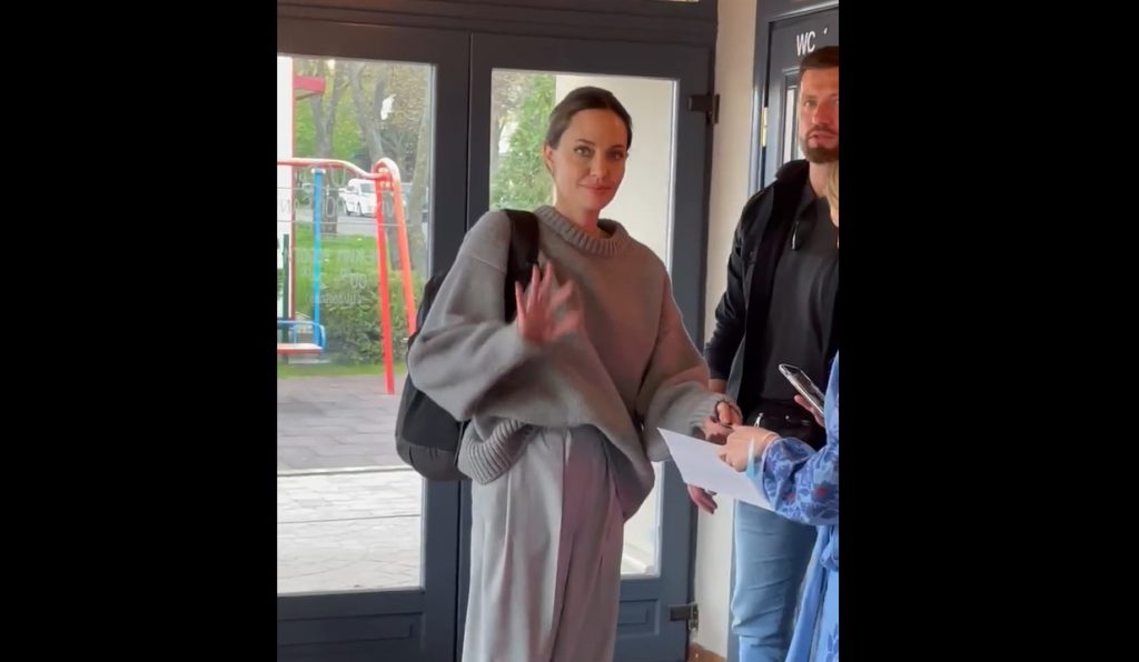 UNHCR Goodwill Ambassador Angelina Jolie visits Lviv, Ukraine - Videos