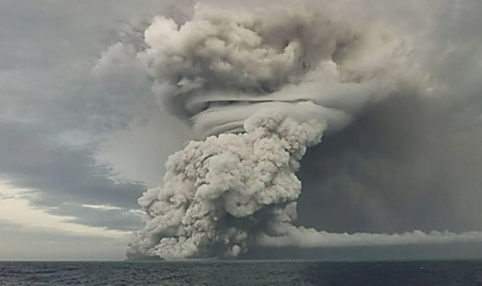 Tonga blast wave orbited Earth multiple times