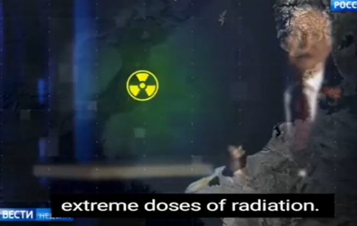 Video showing 'British Isles' being wiped out by nuclear weapons appears on Russian TV news
