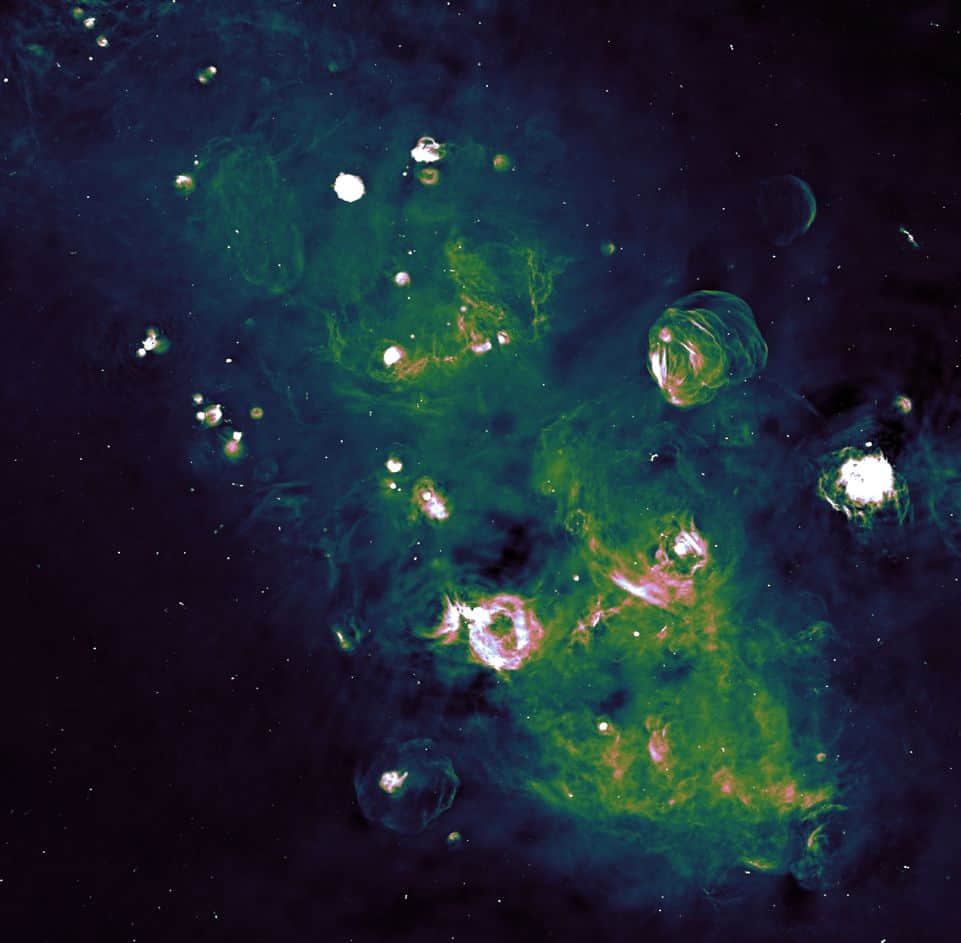 Esta impresionante nueva imagen revela dónde se encuentran los restos de supernova en la Vía Láctea